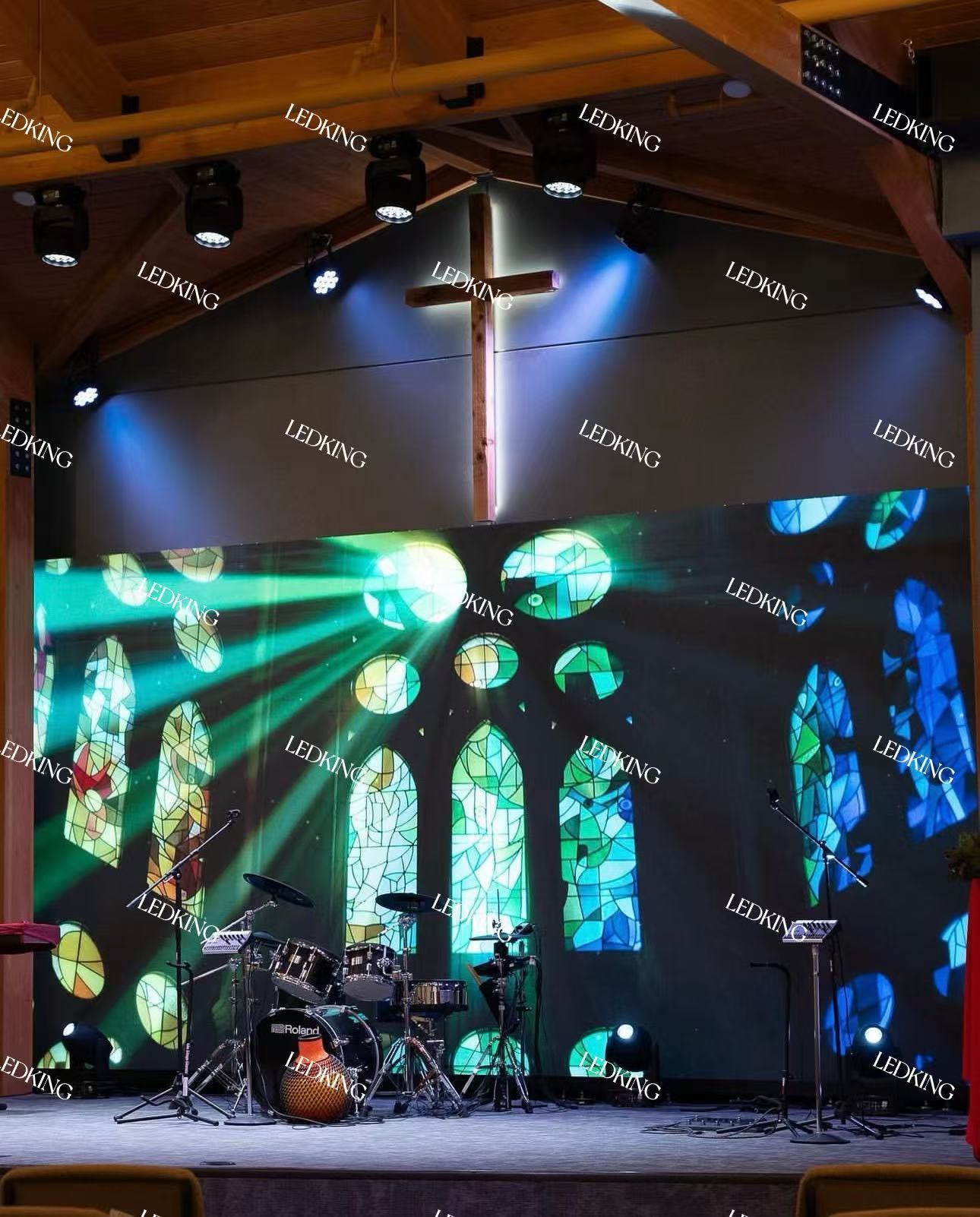 Latest company case about USA-Indoor rental led screen