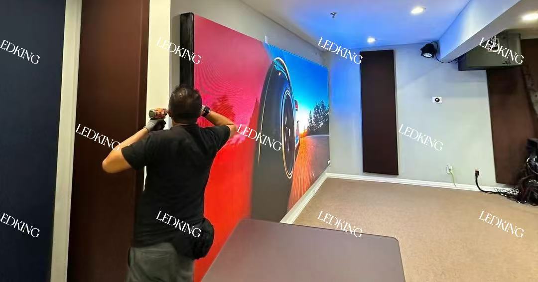 Latest company case about Spain - Indoor Fixed Screen